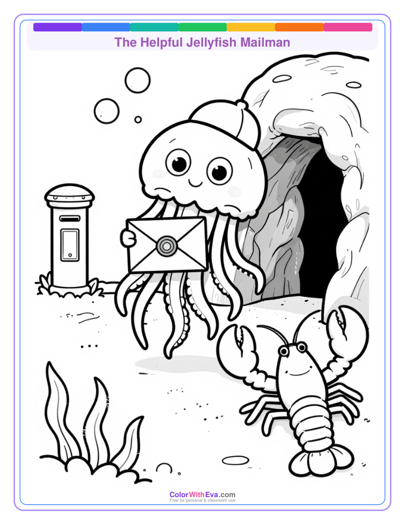 The Helpful Jellyfish Mailman preview