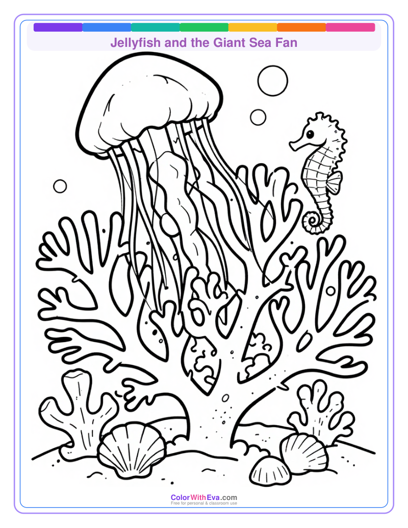 Jellyfish and the Giant Sea Fan preview