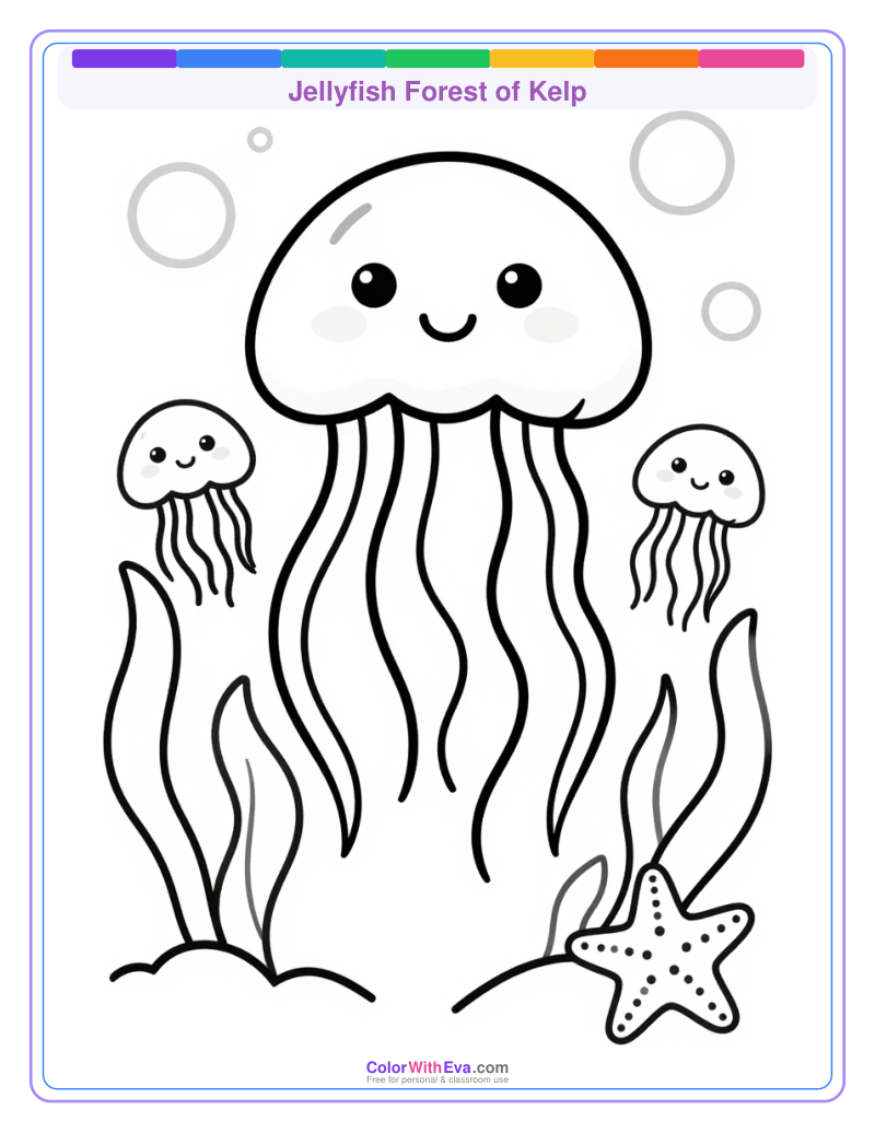 Jellyfish Forest of Kelp preview