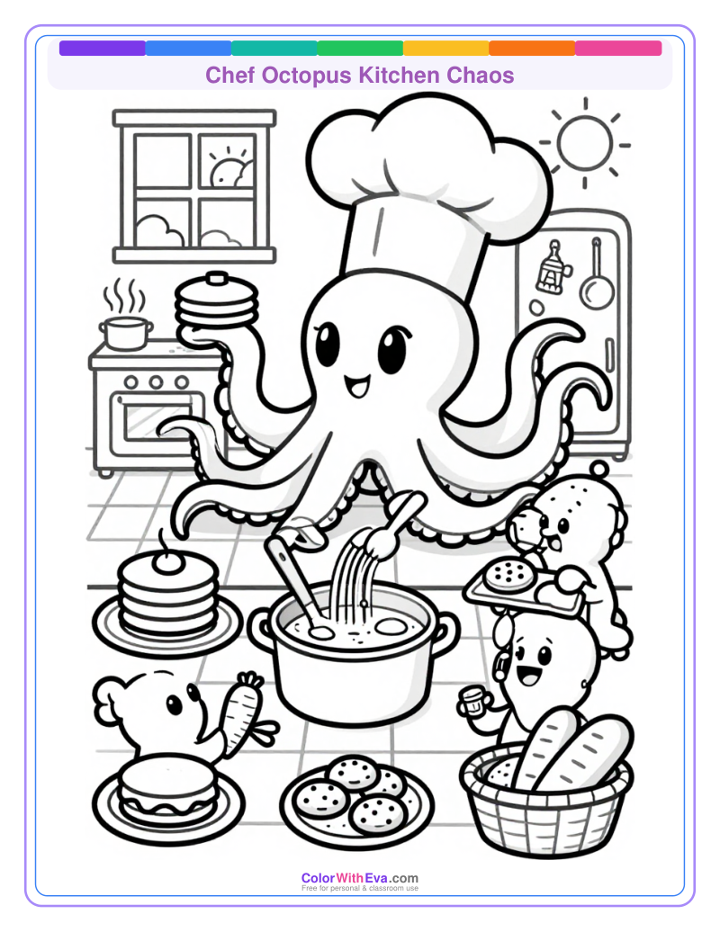 Chef Octopus Kitchen Chaos thumbnail