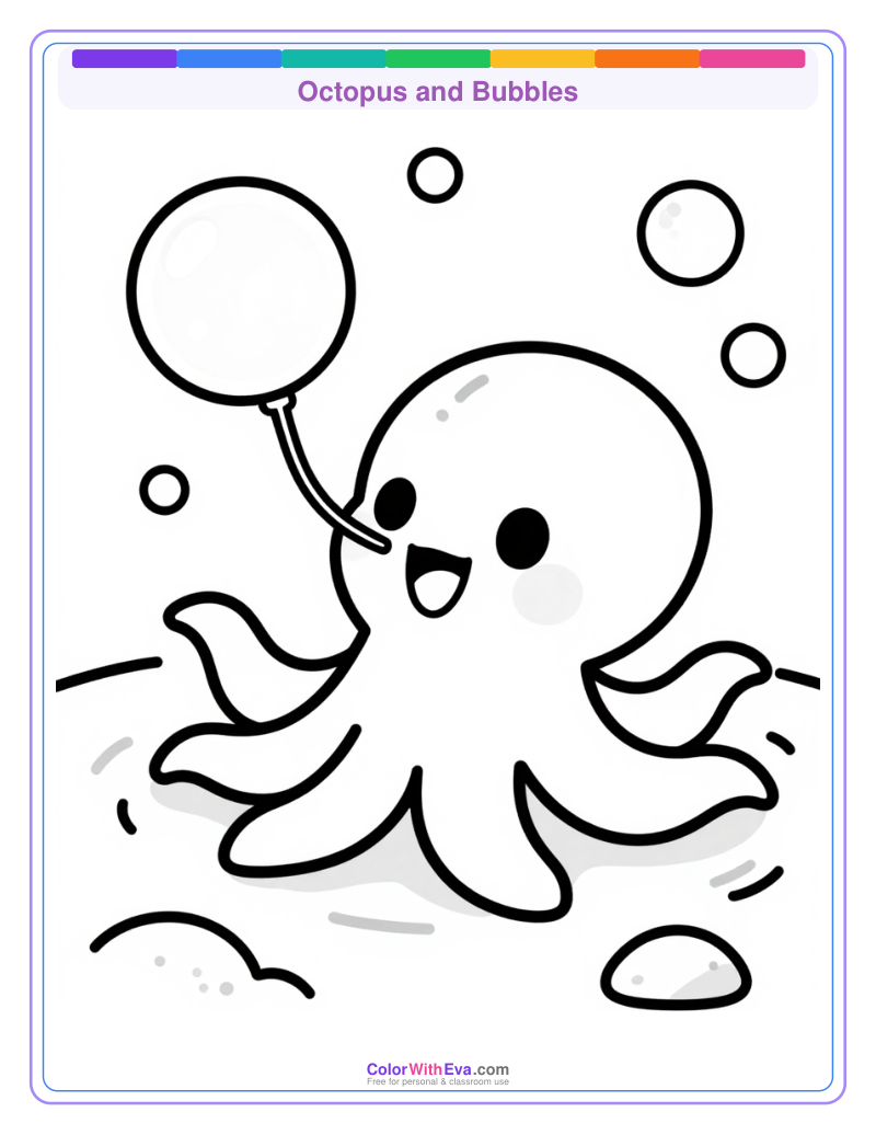 Octopus and Bubbles preview