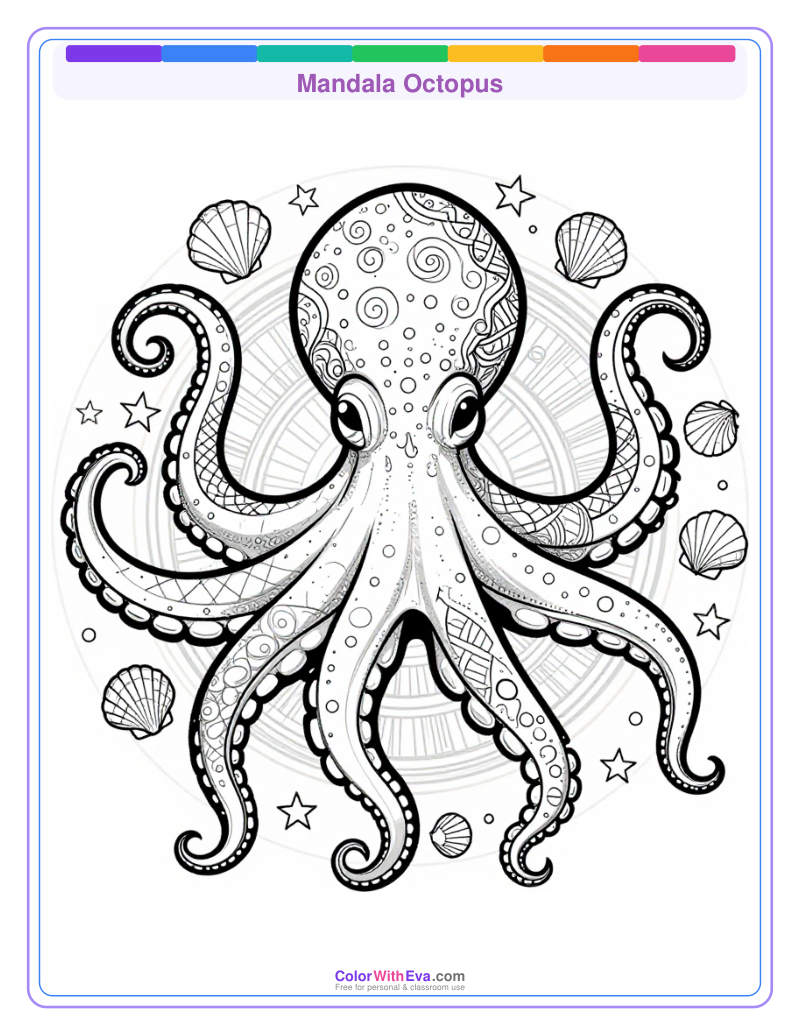 Mandala Octopus preview