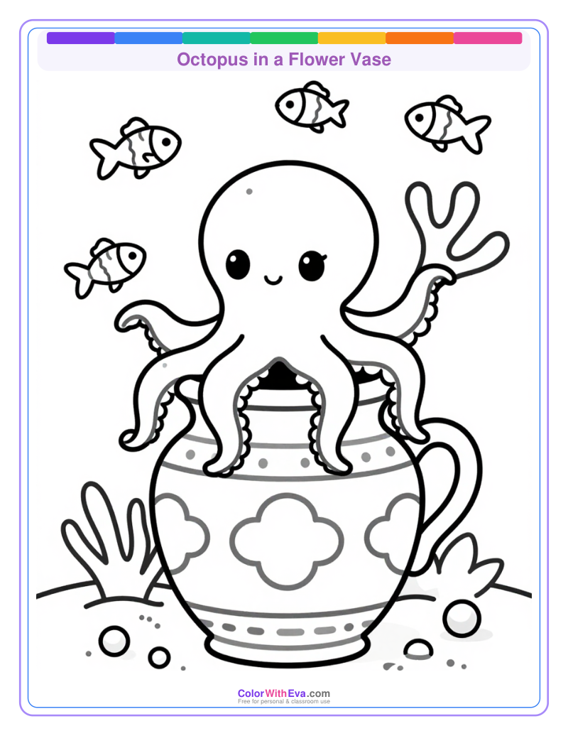Octopus in a Flower Vase preview