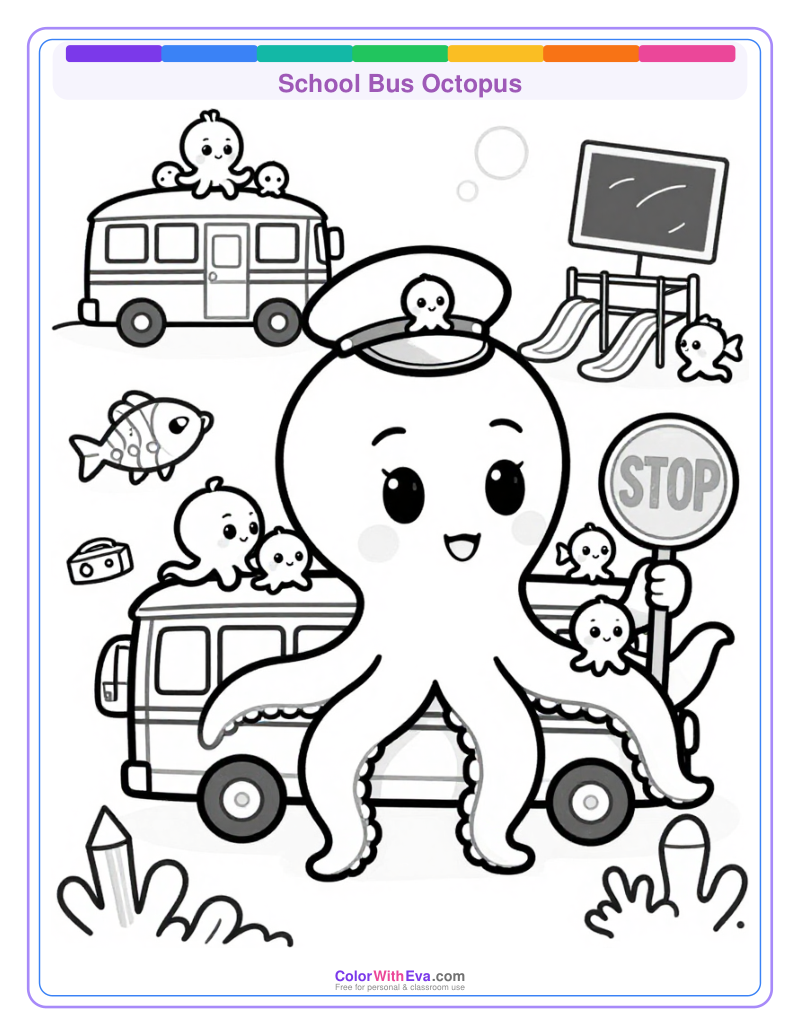 School Bus Octopus thumbnail