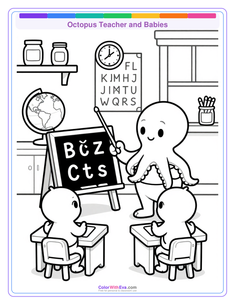 Octopus Teacher and Babies thumbnail