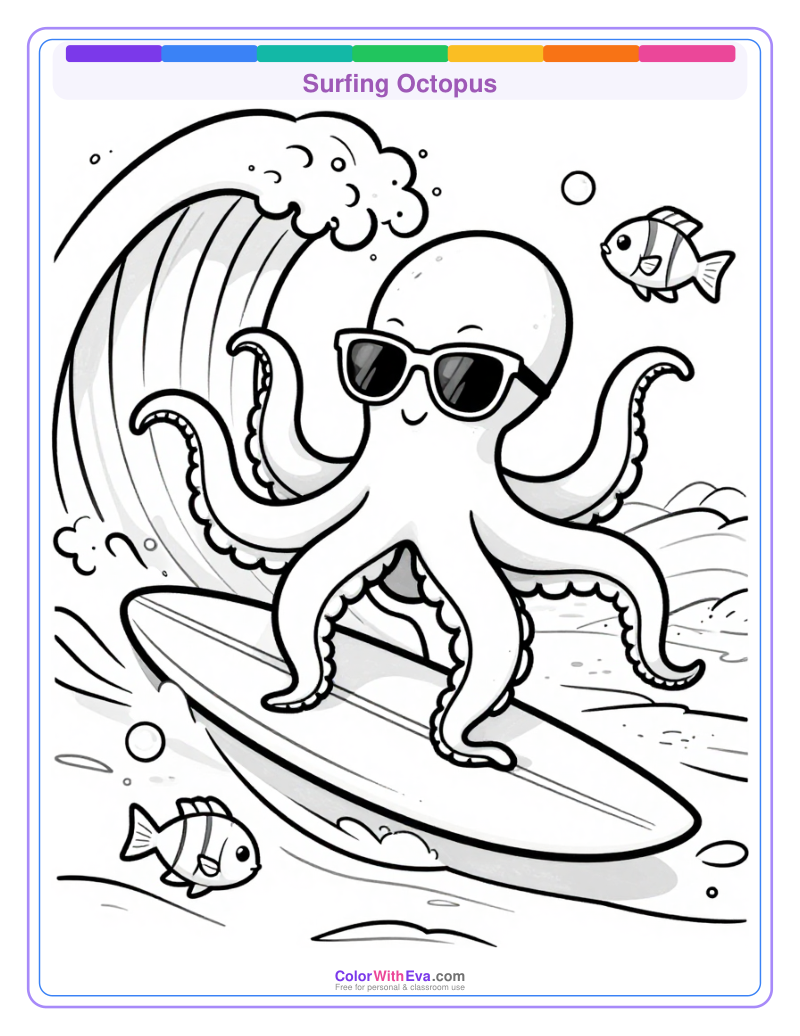 Surfing Octopus preview
