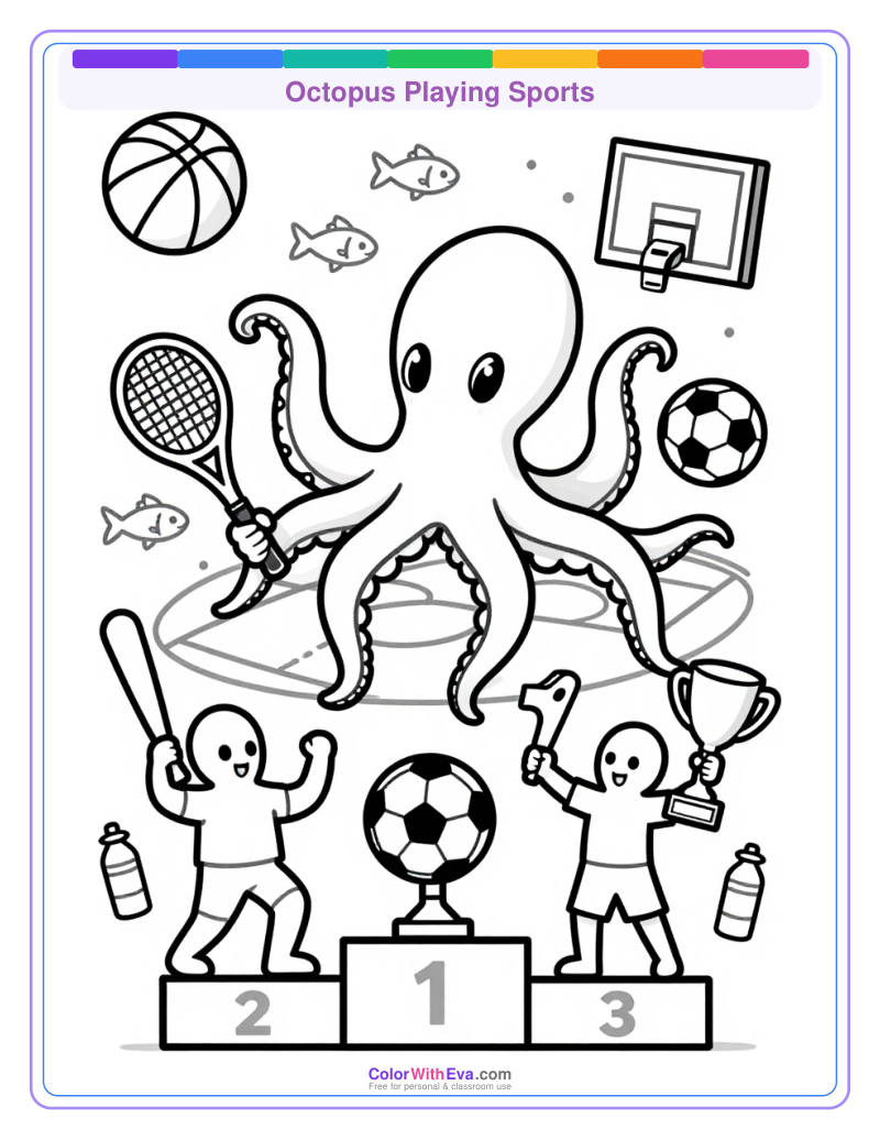 Octopus Playing Sports thumbnail