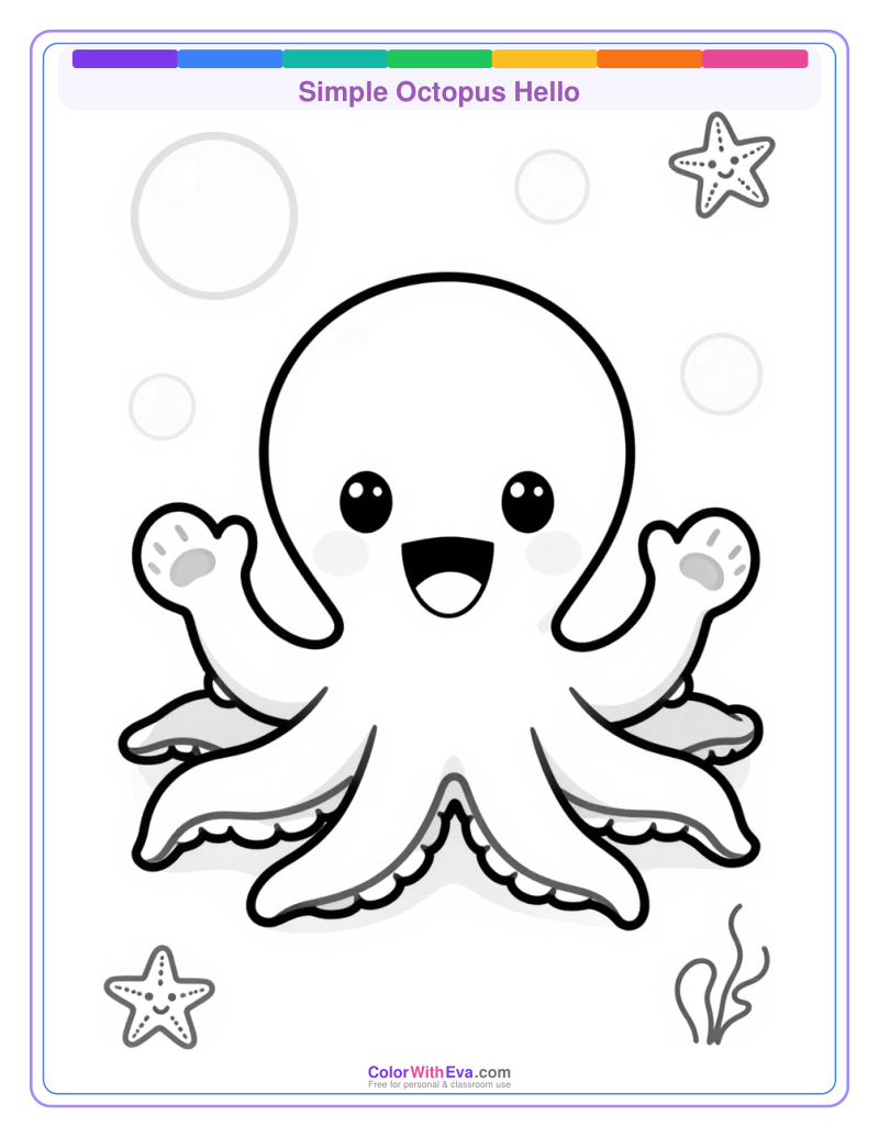 Simple Octopus Hello preview
