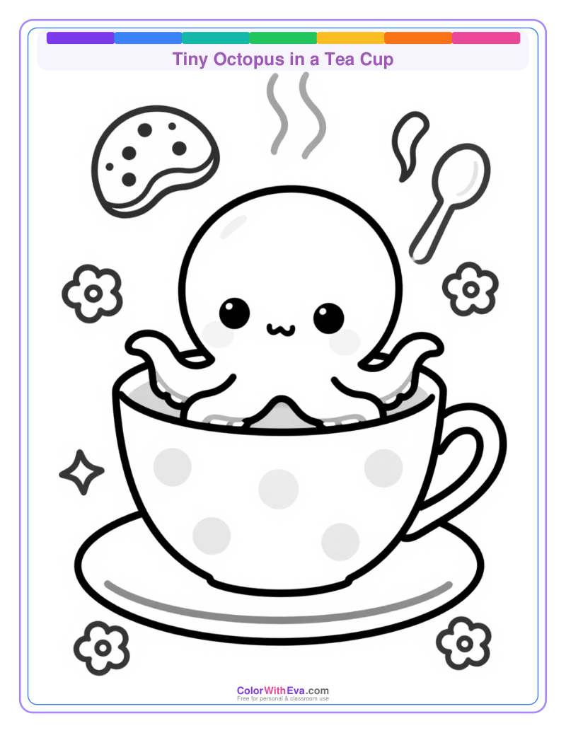Tiny Octopus in a Tea Cup thumbnail