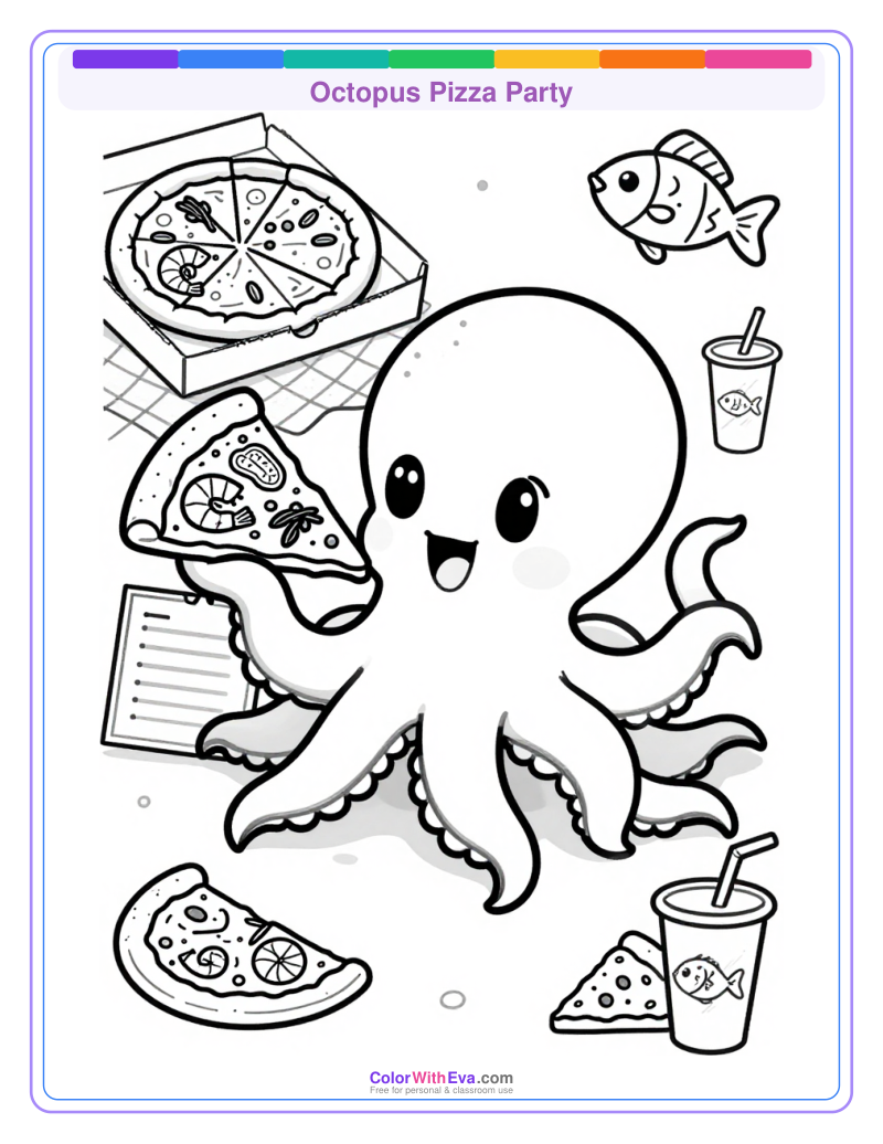 Octopus Pizza Party preview