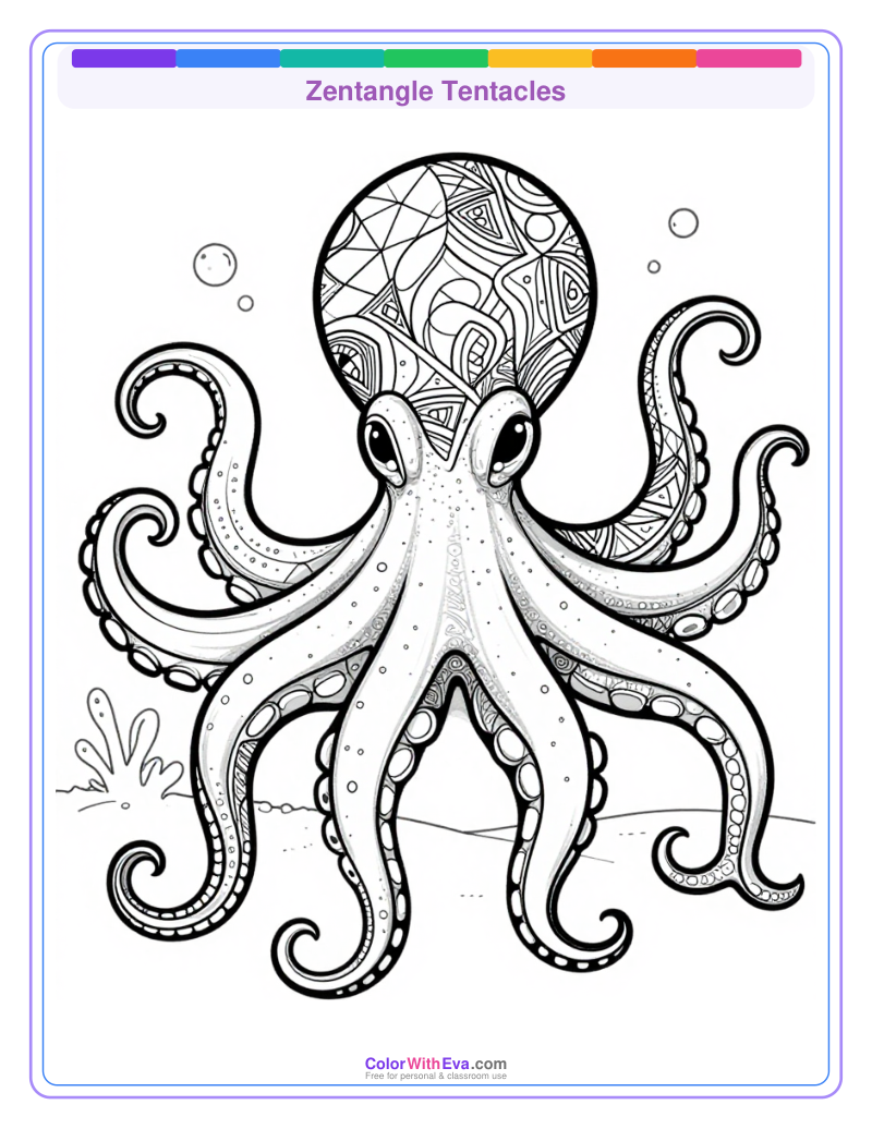 Zentangle Tentacles preview