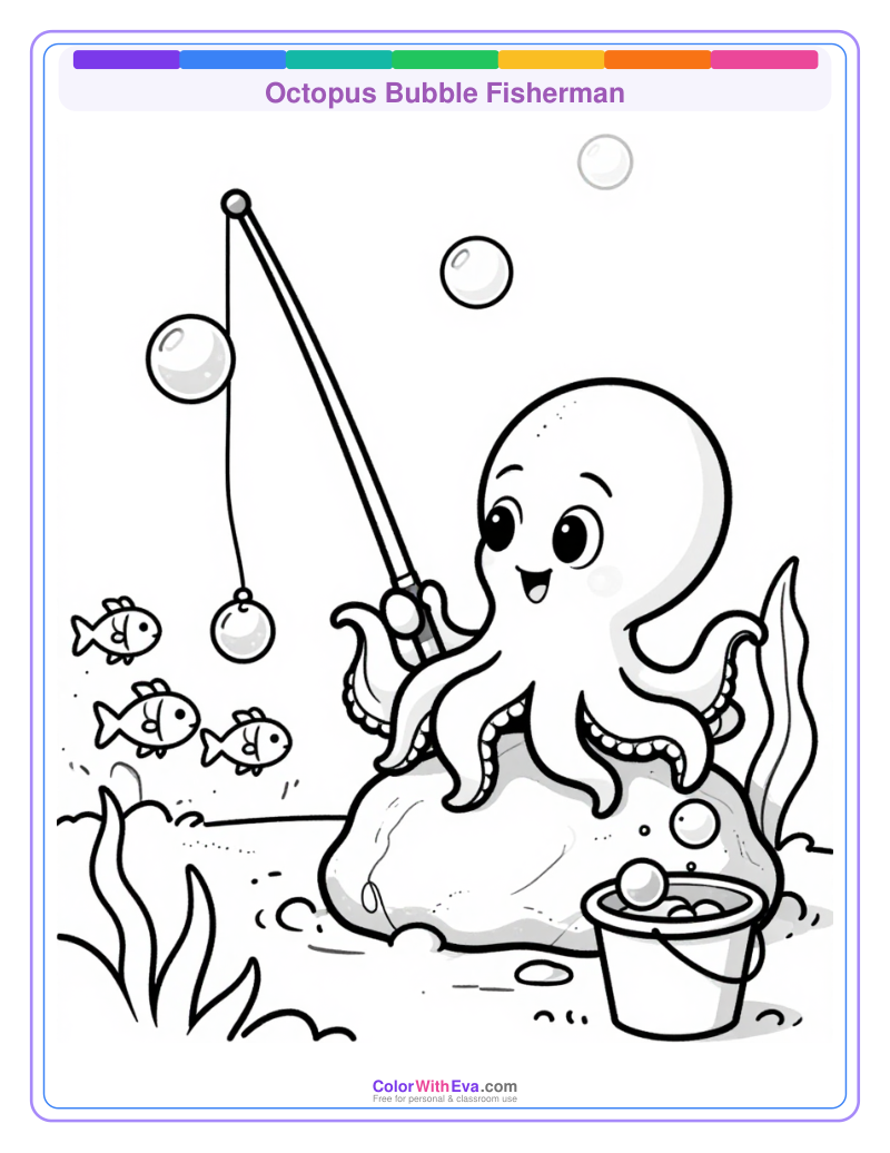 Octopus Bubble Fisherman preview