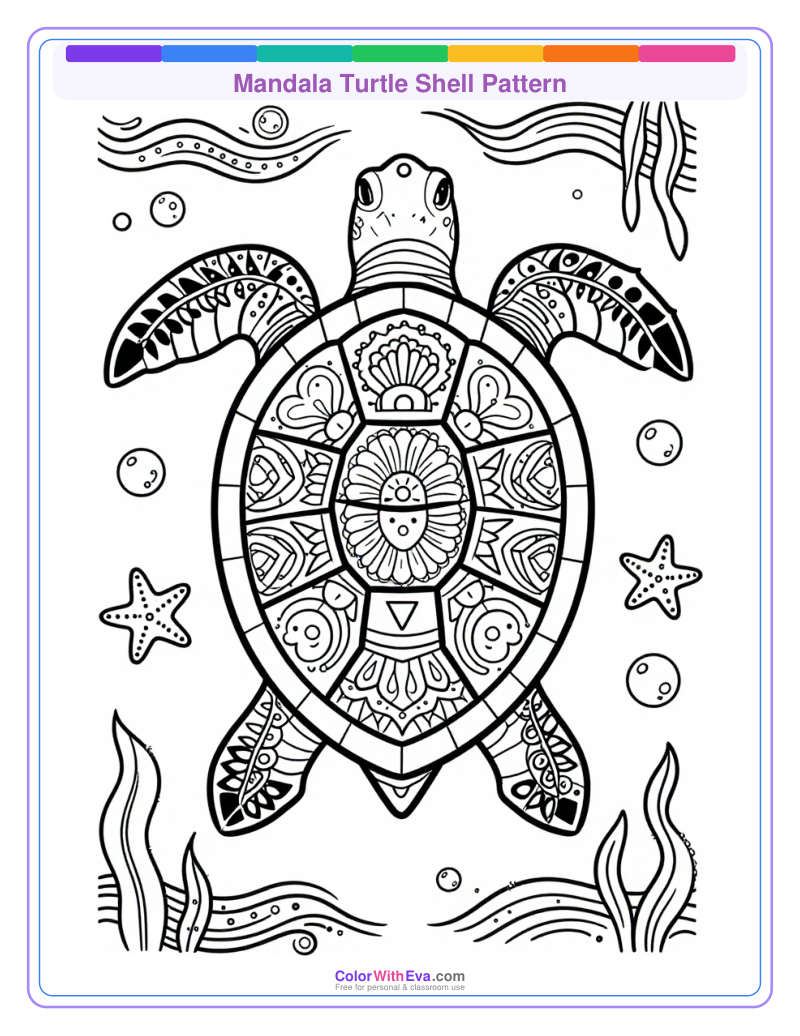 Mandala Turtle Shell Pattern thumbnail