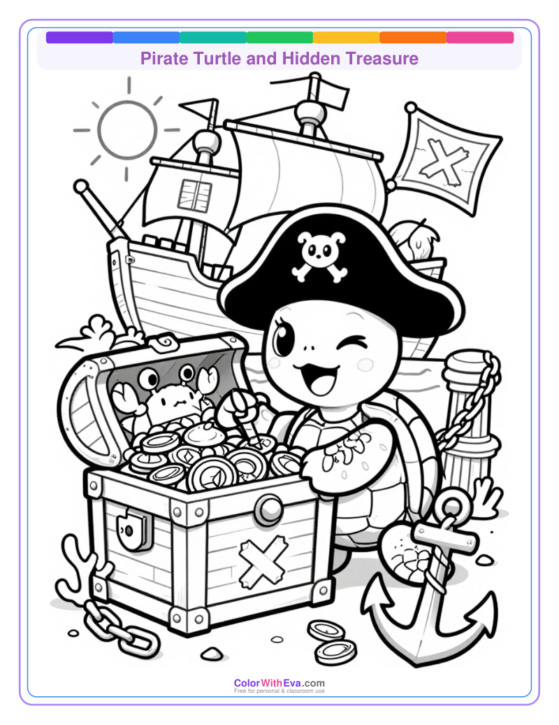 Pirate Turtle and Hidden Treasure thumbnail