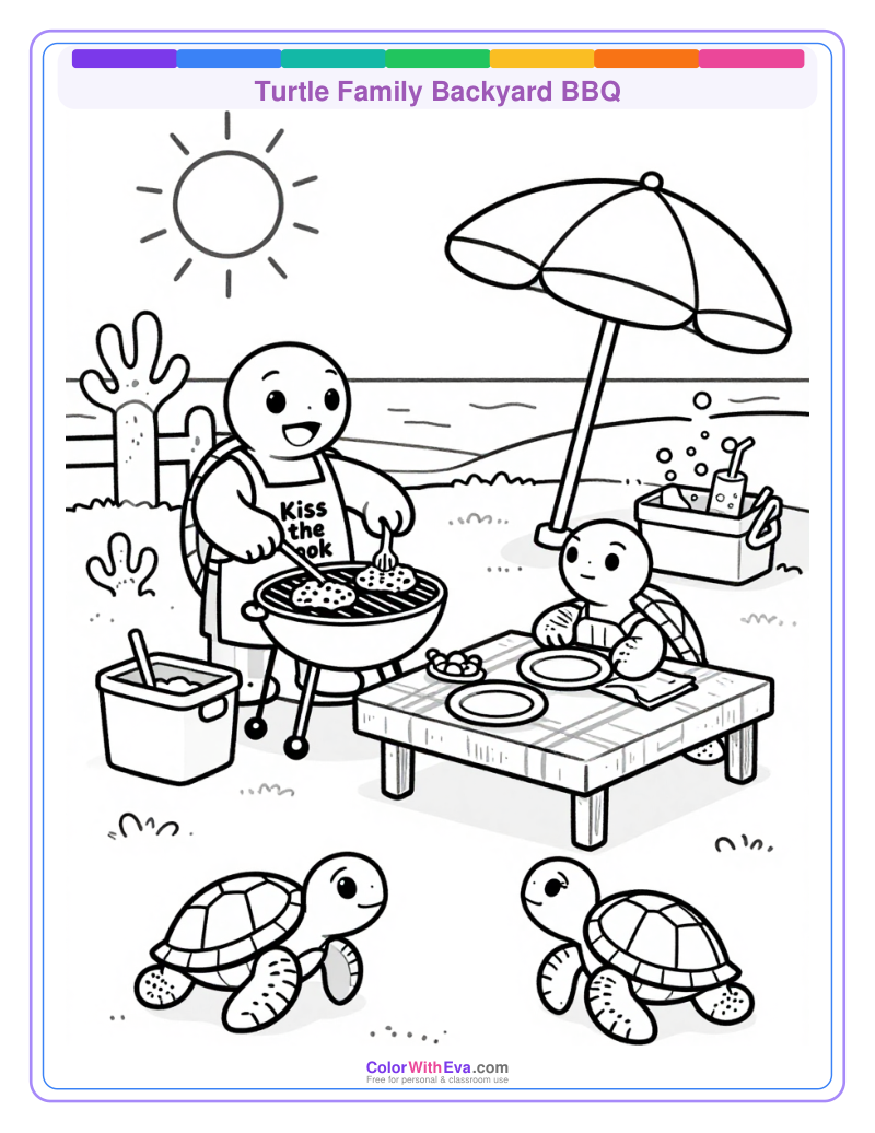 Turtle Family Backyard BBQ thumbnail