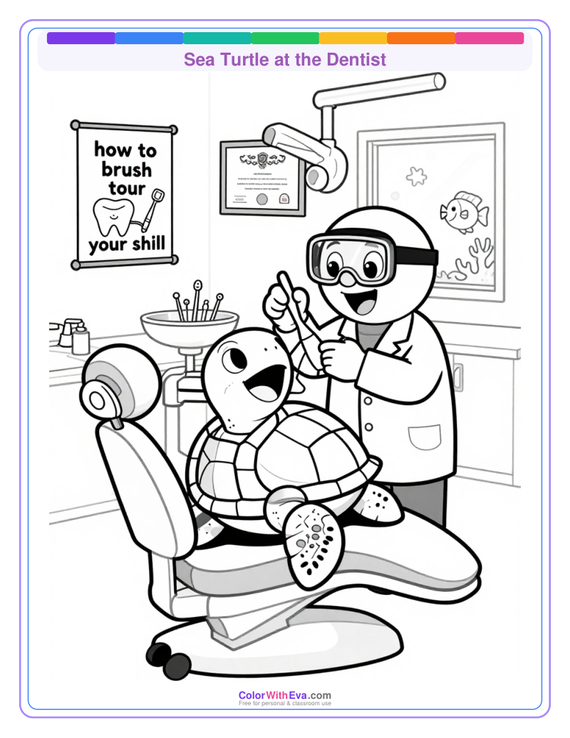 Sea Turtle at the Dentist thumbnail