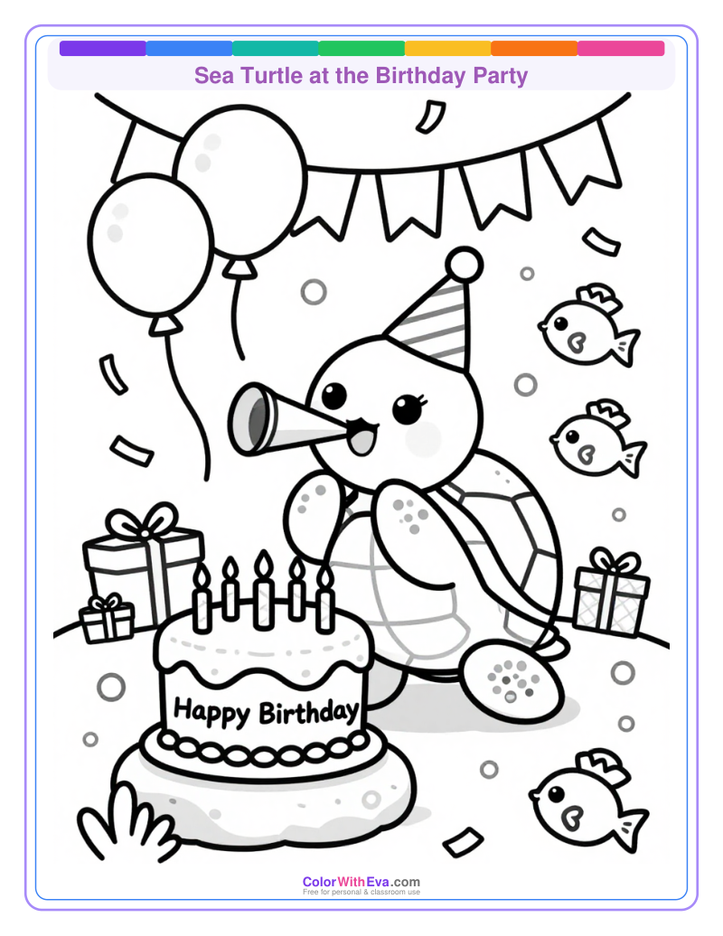 Sea Turtle at the Birthday Party preview