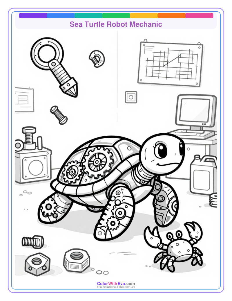 Sea Turtle Robot Mechanic thumbnail