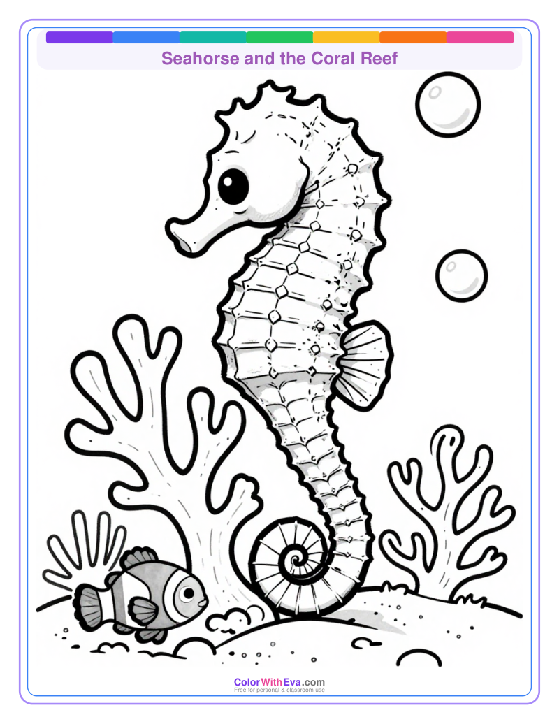 Seahorse and the Coral Reef preview