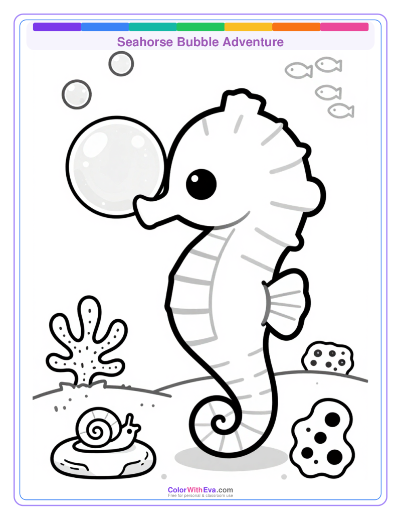Seahorse Bubble Adventure preview
