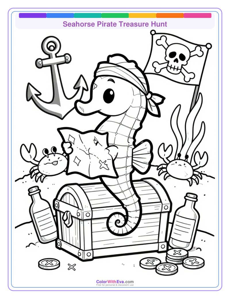 Seahorse Pirate Treasure Hunt thumbnail