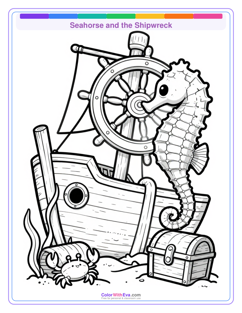 Seahorse and the Shipwreck preview