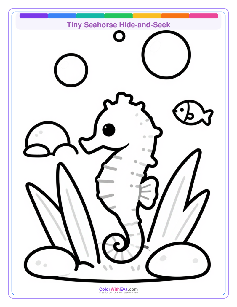 Tiny Seahorse Hide-and-Seek preview