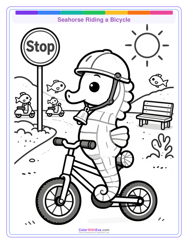 Seahorse Riding a Bicycle thumbnail