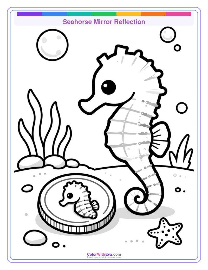 Seahorse Mirror Reflection preview