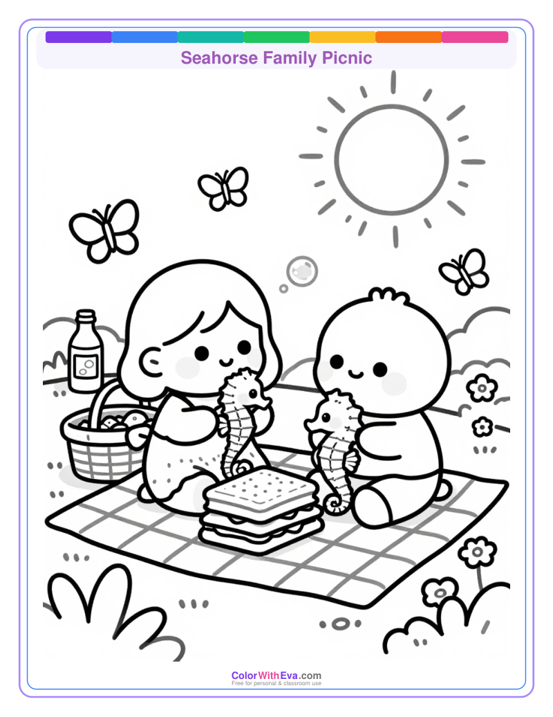 Seahorse Family Picnic thumbnail