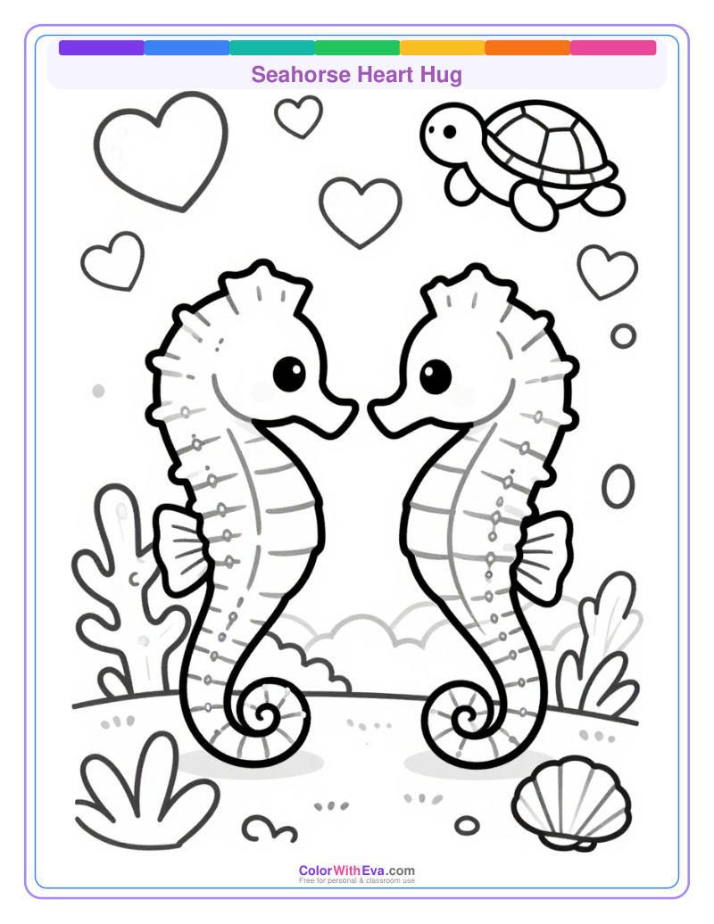 Seahorse Heart Hug preview