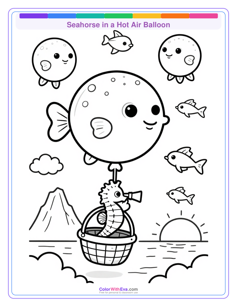 Seahorse in a Hot Air Balloon thumbnail