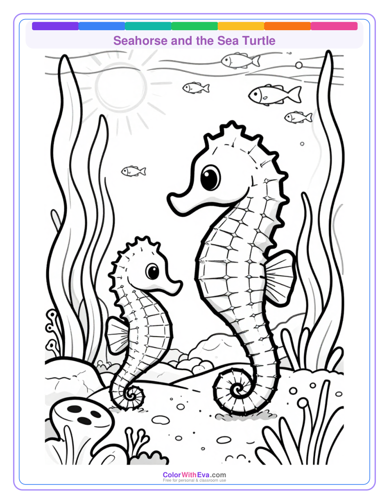 Seahorse and the Sea Turtle preview