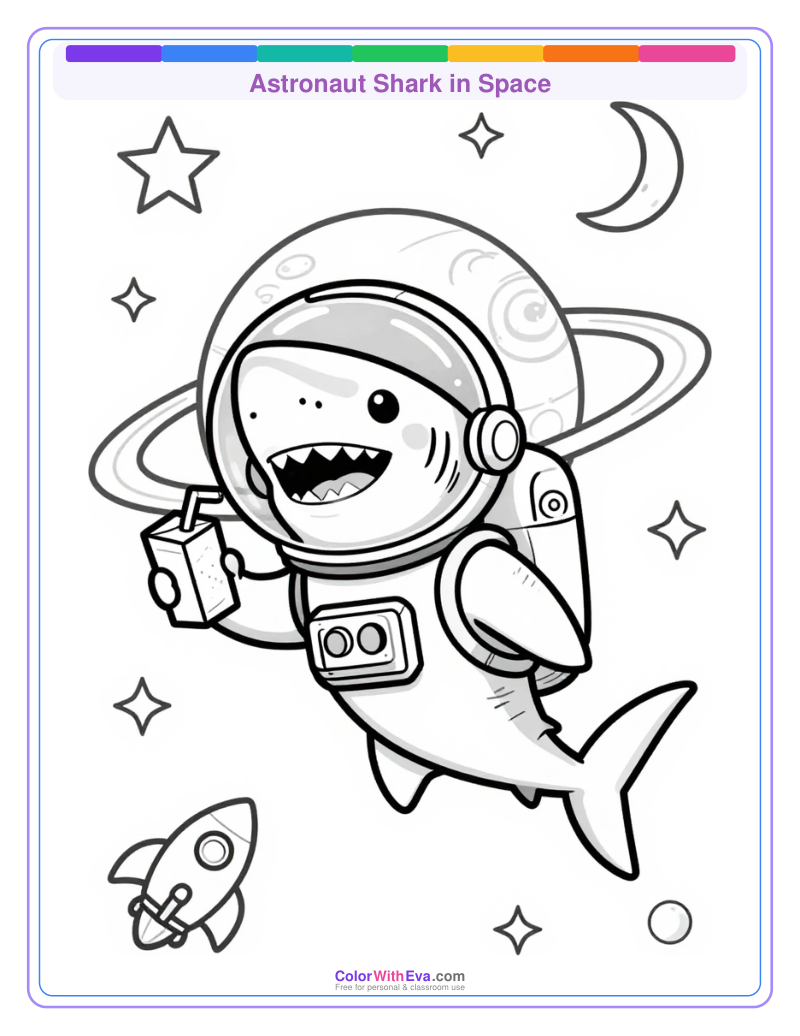 Astronaut Shark in Space thumbnail