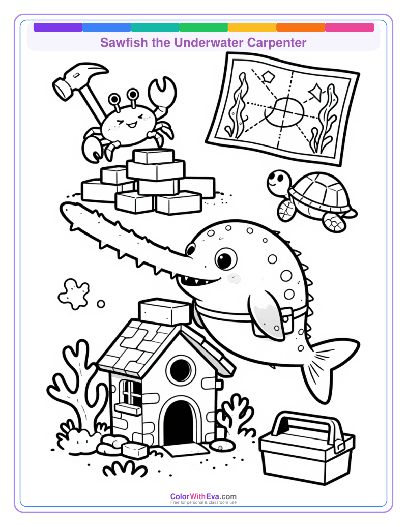 Sawfish the Underwater Carpenter preview