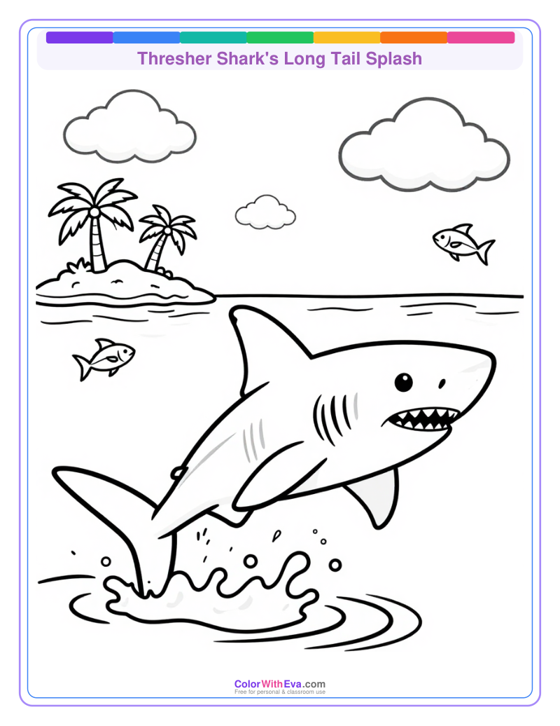 Thresher Shark's Long Tail Splash preview