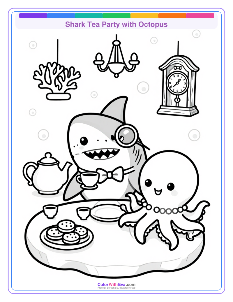 Shark Tea Party with Octopus thumbnail