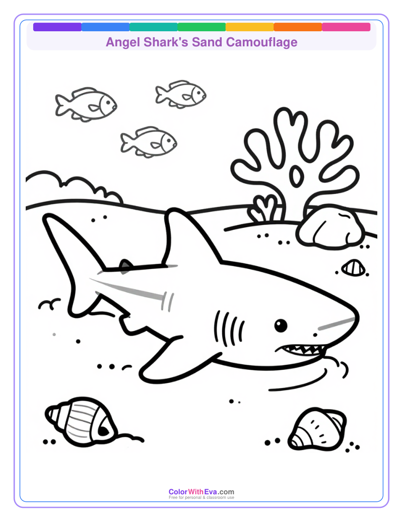 Angel Shark's Sand Camouflage preview