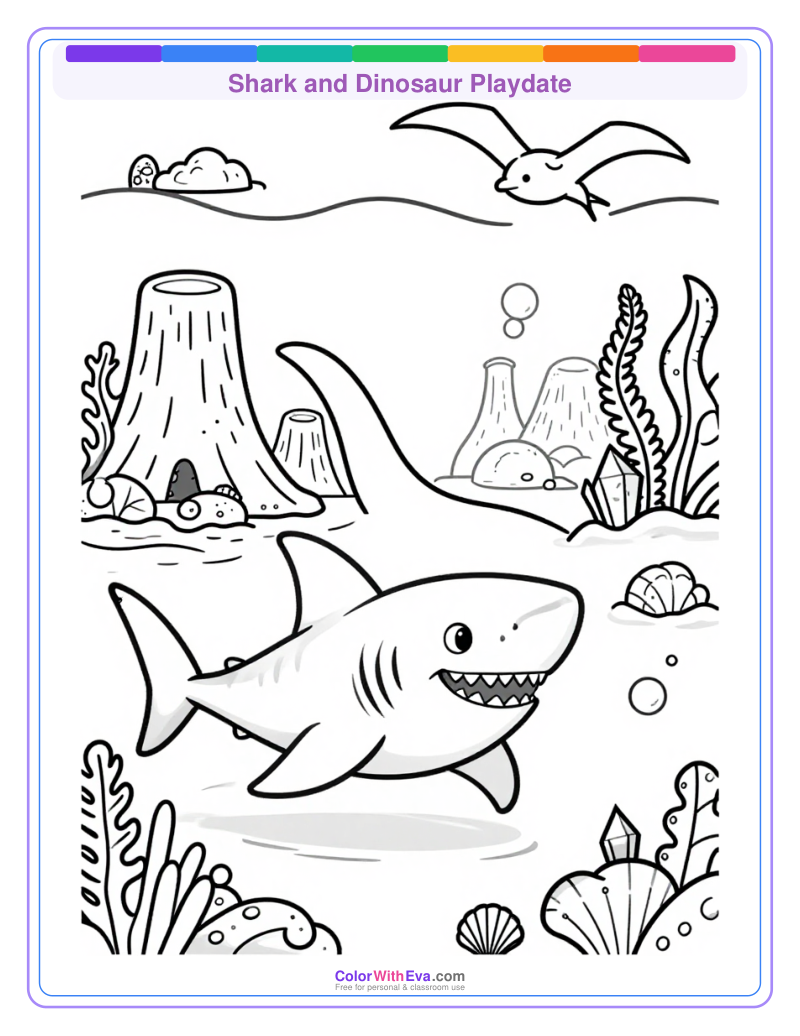 Shark and Dinosaur Playdate preview