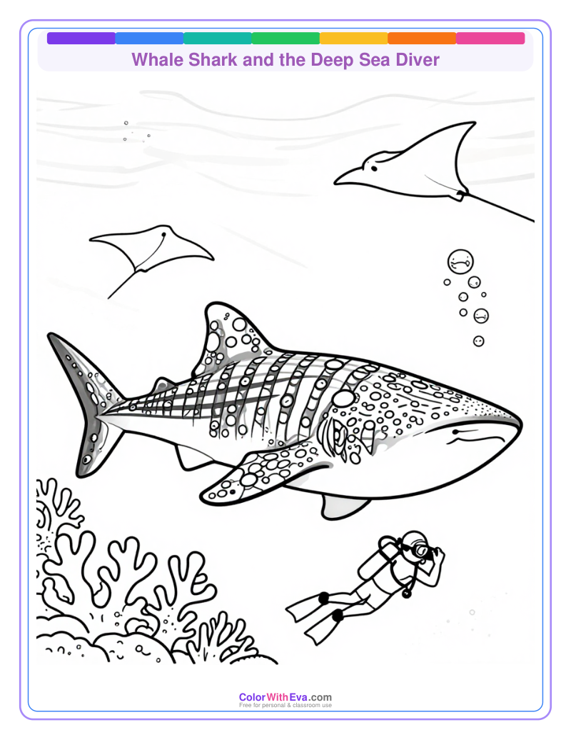 Whale Shark and the Deep Sea Diver preview