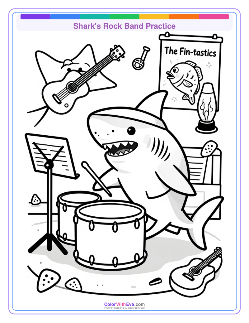 Shark's Rock Band Practice thumbnail