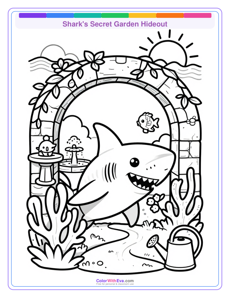 Shark's Secret Garden Hideout preview