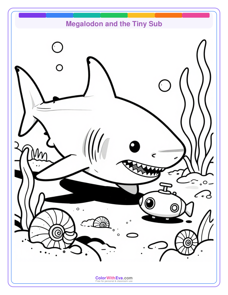 Megalodon and the Tiny Sub preview