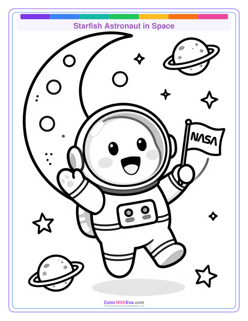 Starfish Astronaut in Space thumbnail
