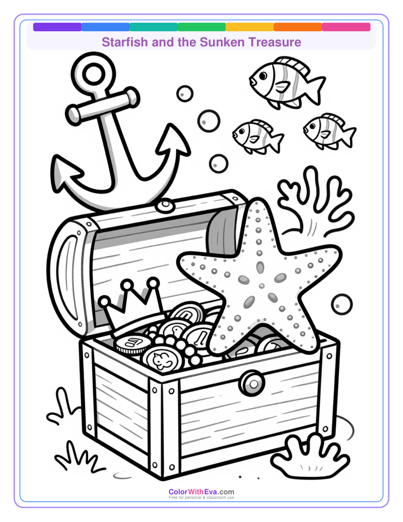 Starfish and the Sunken Treasure preview