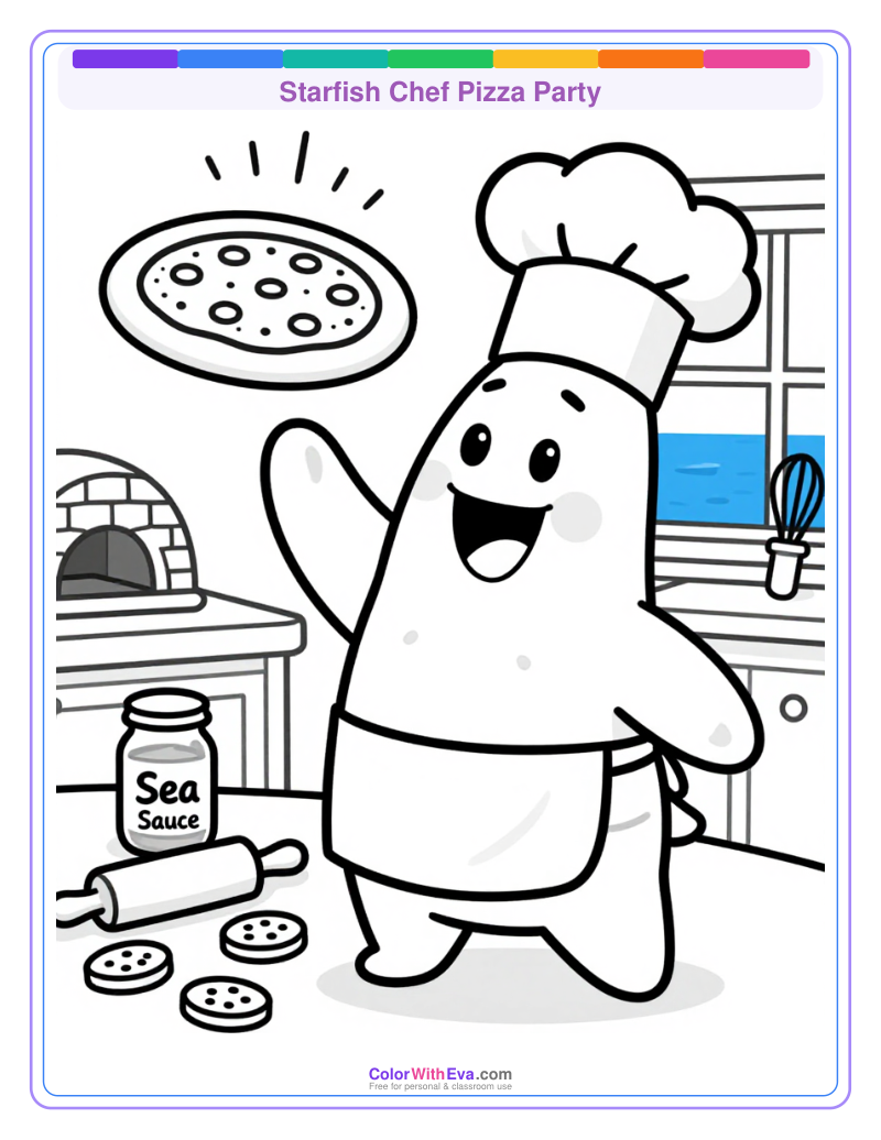 Starfish Chef Pizza Party preview
