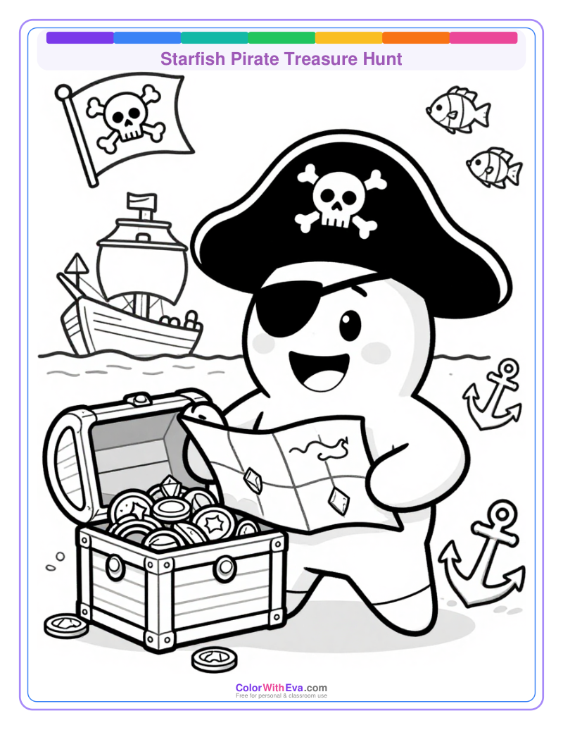 Starfish Pirate Treasure Hunt thumbnail