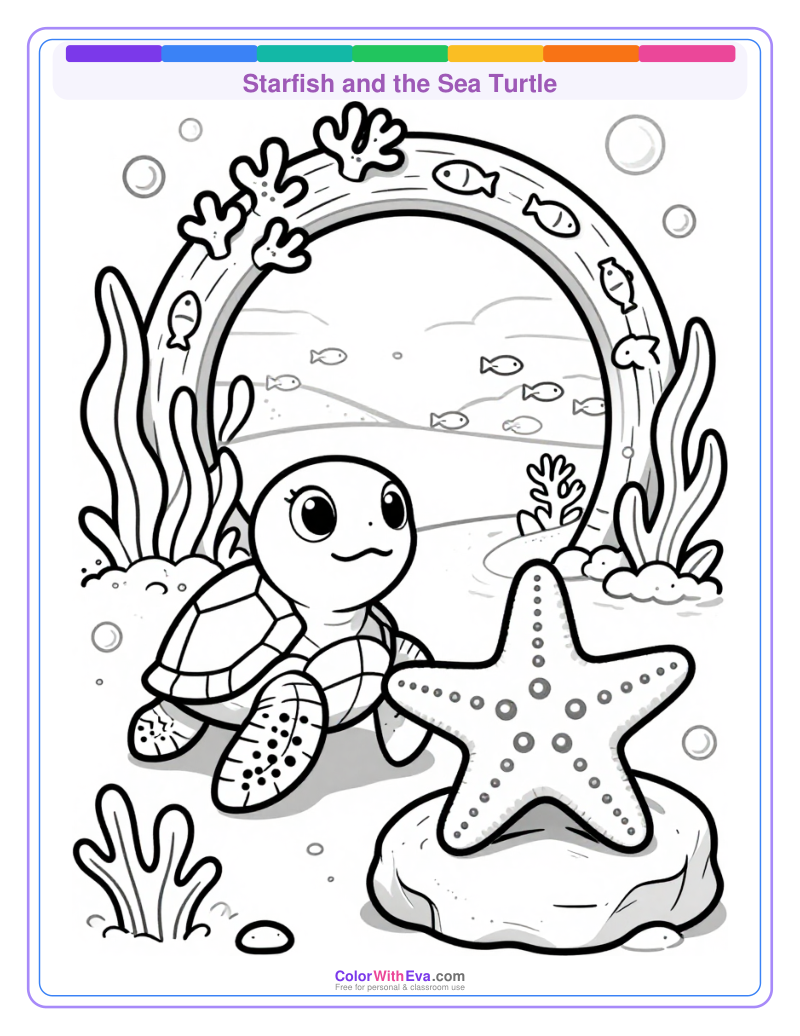 Starfish and the Sea Turtle preview
