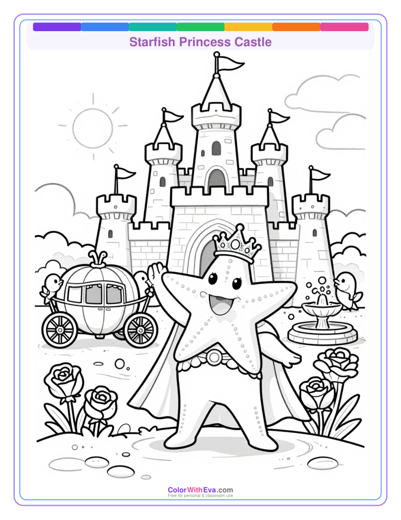 Starfish Princess Castle preview