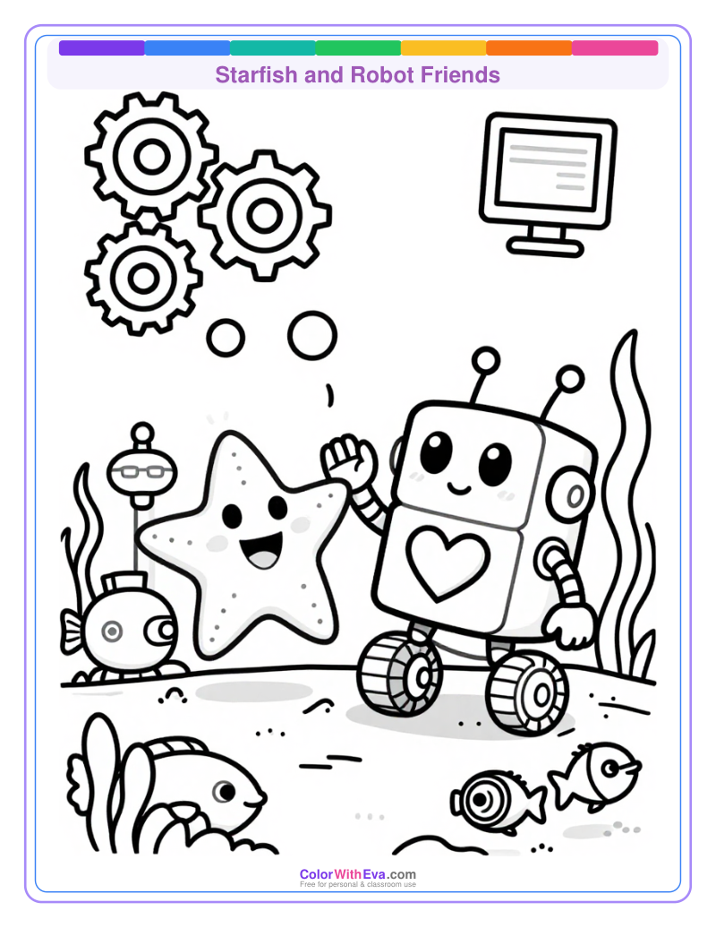 Starfish and Robot Friends preview
